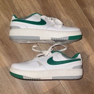 Nike Gamma Force White and Green Women's Sneakers